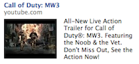 Modern Warfare 3 Advertisement